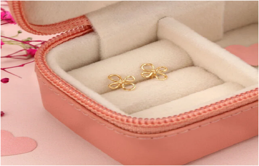 Eternal Blossom 14KT Yellow Gold Stud Earrings